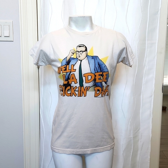 Bay Island Chris Farley "La Dee Frickin Dah" Shirt - Picture 1 of 4